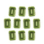 Lot of 10: 5x3 mm natural green peridot, emerald cut | Sapphire Row · cut7