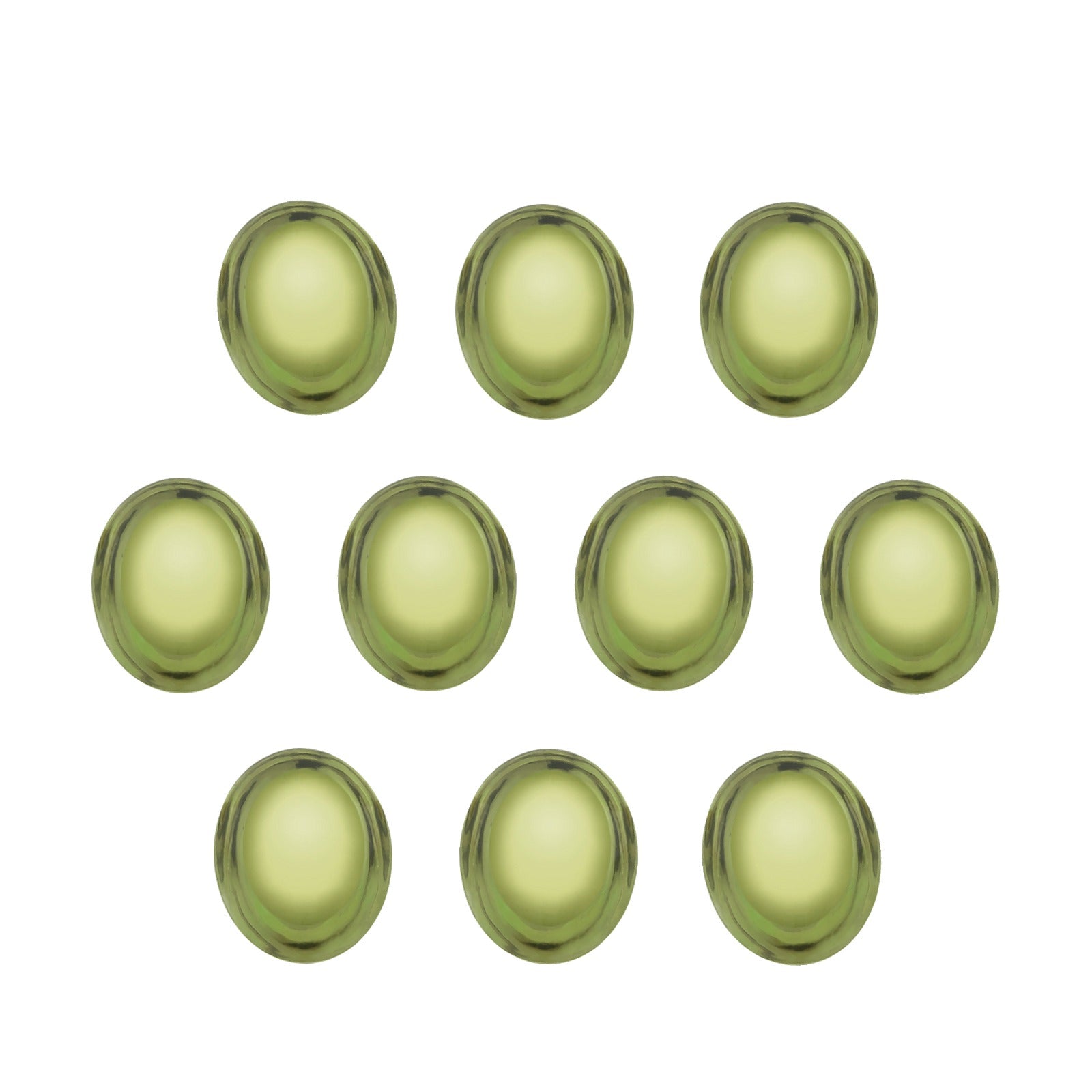 5x3 mm natural green peridot, oval cut | Sapphire Row · cut7