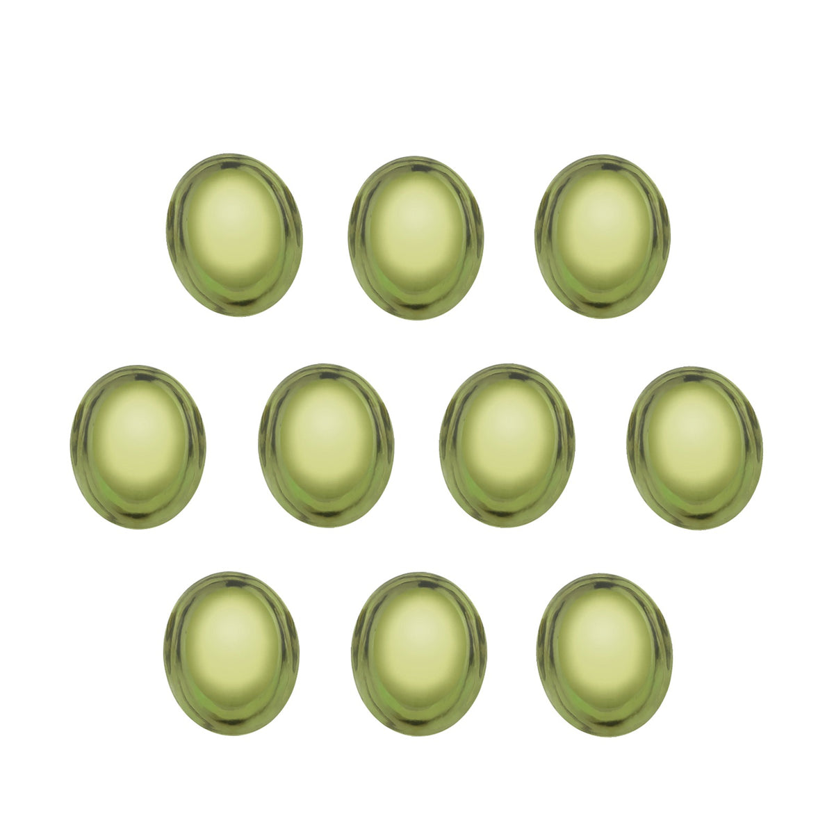 5x3 mm natural green peridot, oval cut | Sapphire Row · cut7