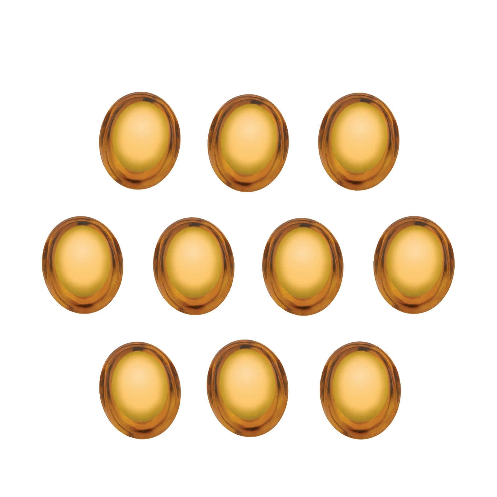 5x3 mm natural orange citrine, oval cut | Sapphire Row · cut7