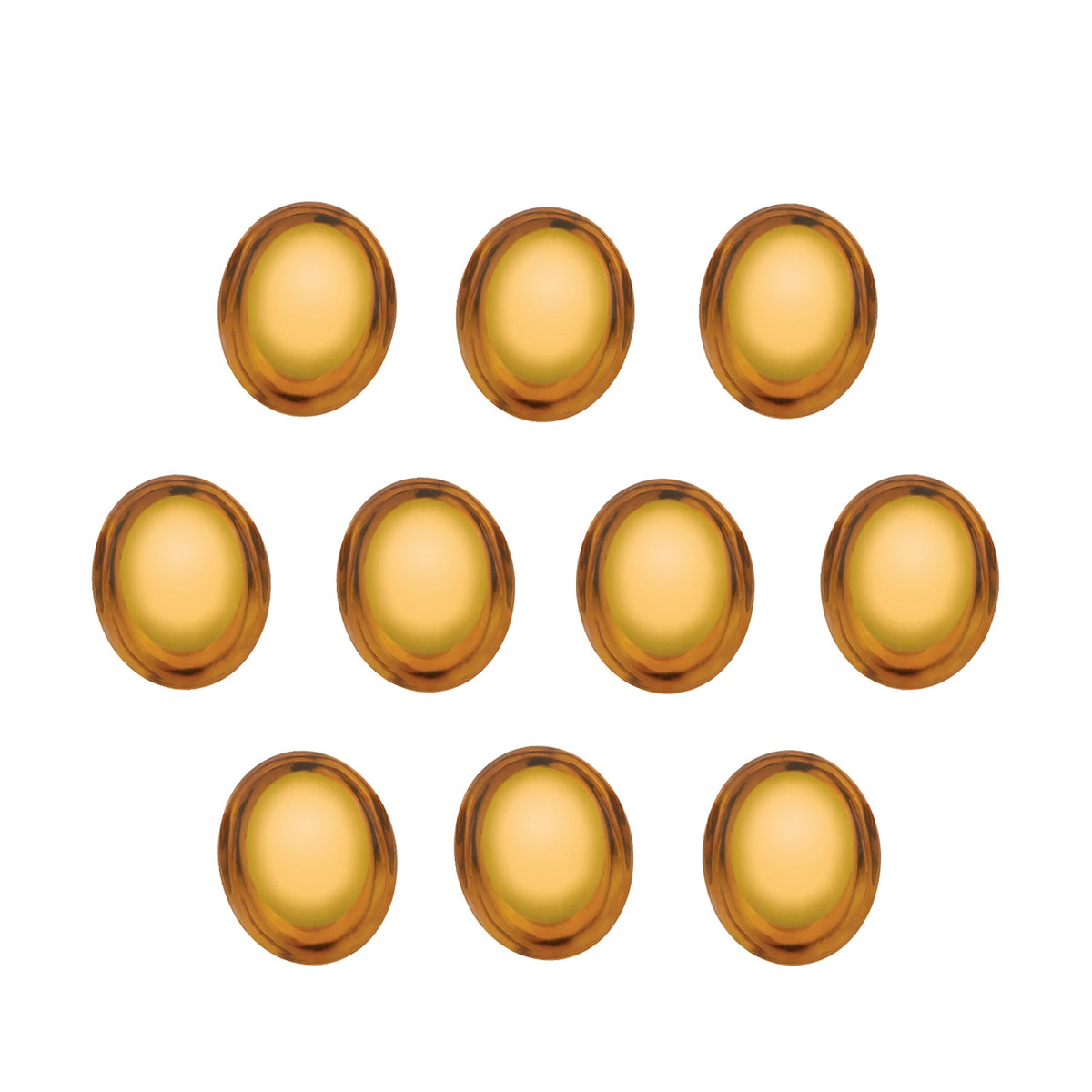 5x3 mm natural orange citrine, oval cut | Sapphire Row · cut7