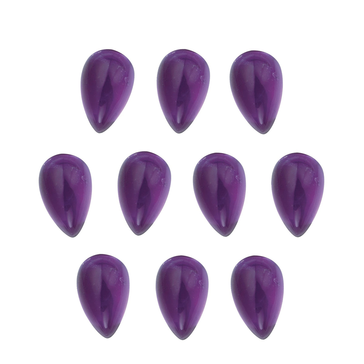 5x3 mm natural purple amethyst, pear cut | Sapphire Row · cut7