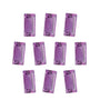 Lot of 10: 5x3 mm natural purple amethyst, straight baguette cut | Sapphire Row · cut7