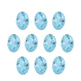 5x3 mm natural sky blue topaz, oval cut | Sapphire Row · cut7