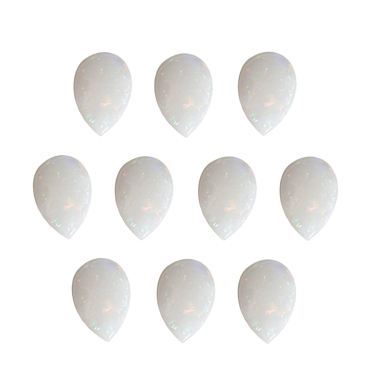 5x3 mm natural white opal, pear cut | Sapphire Row · cut7