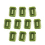 Lot of 10: 6x4 mm natural green peridot, emerald cut | Sapphire Row · cut7