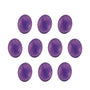 6x4 mm natural purple amethyst, oval cut | Sapphire Row · cut7