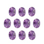 6x4 mm natural purple amethyst, oval cut | Sapphire Row · cut7