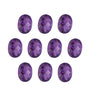 6x4 mm natural purple amethyst, oval cut | Sapphire Row · cut7