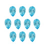 6x4 mm natural swiss blue topaz, pear cut | Sapphire Row · cut7