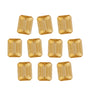 Lot of 10: 7x5 mm natural orange citrine, emerald cut | Sapphire Row · cut7