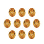 Lot of 10: 7x5 mm natural orange citrine, oval cut | Sapphire Row · cut7