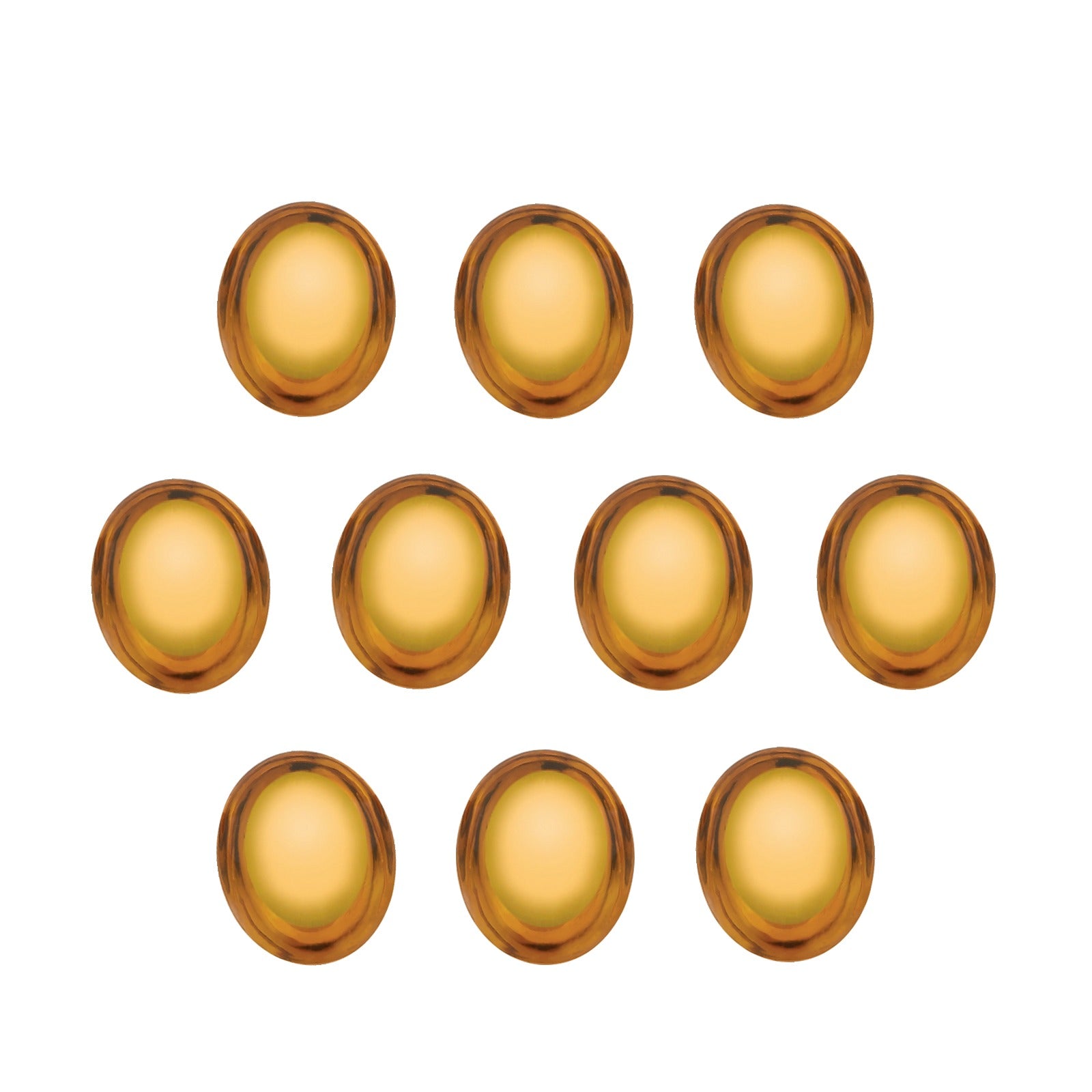 7x5 mm natural orange citrine, oval cut | Sapphire Row · cut7