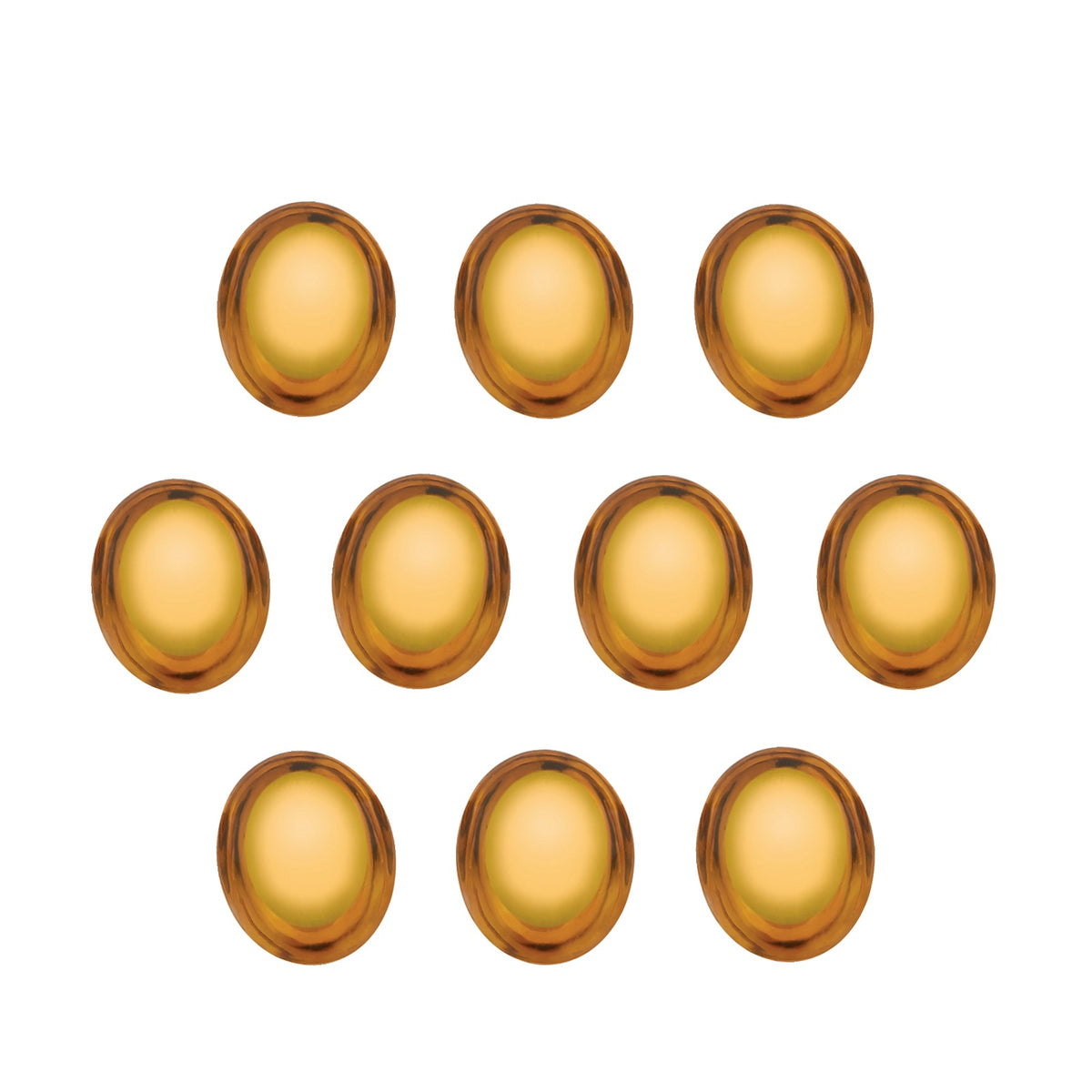 7x5 mm natural orange citrine, oval cut | Sapphire Row · cut7