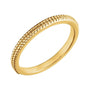 Milgrain Stacking Ring in 14K yellow gold