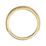 Milgrain Stacking Ring in 14K yellow gold, alternate view