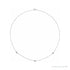 Sapphire Row Natural Diamond 3-Station Necklace - 1/5 ctw in White Gold