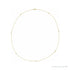Sapphire Row Natural Diamond 7-Station Necklace - 1 3/4 ctw in Yellow Gold