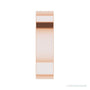 Natural Diamond Pavé Duo Squared Band in 14K rose gold, alternate view