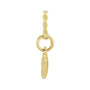 Natural Diamond Petite Heart Necklace in 14K yellow gold, alternate view