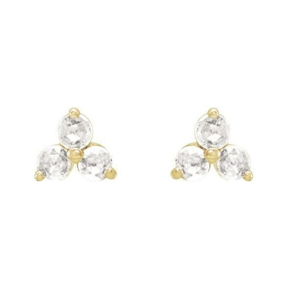 Natural Diamond Trio Earrings