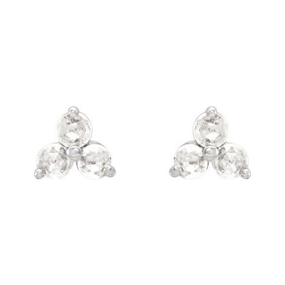 Natural Diamond Trio Earrings