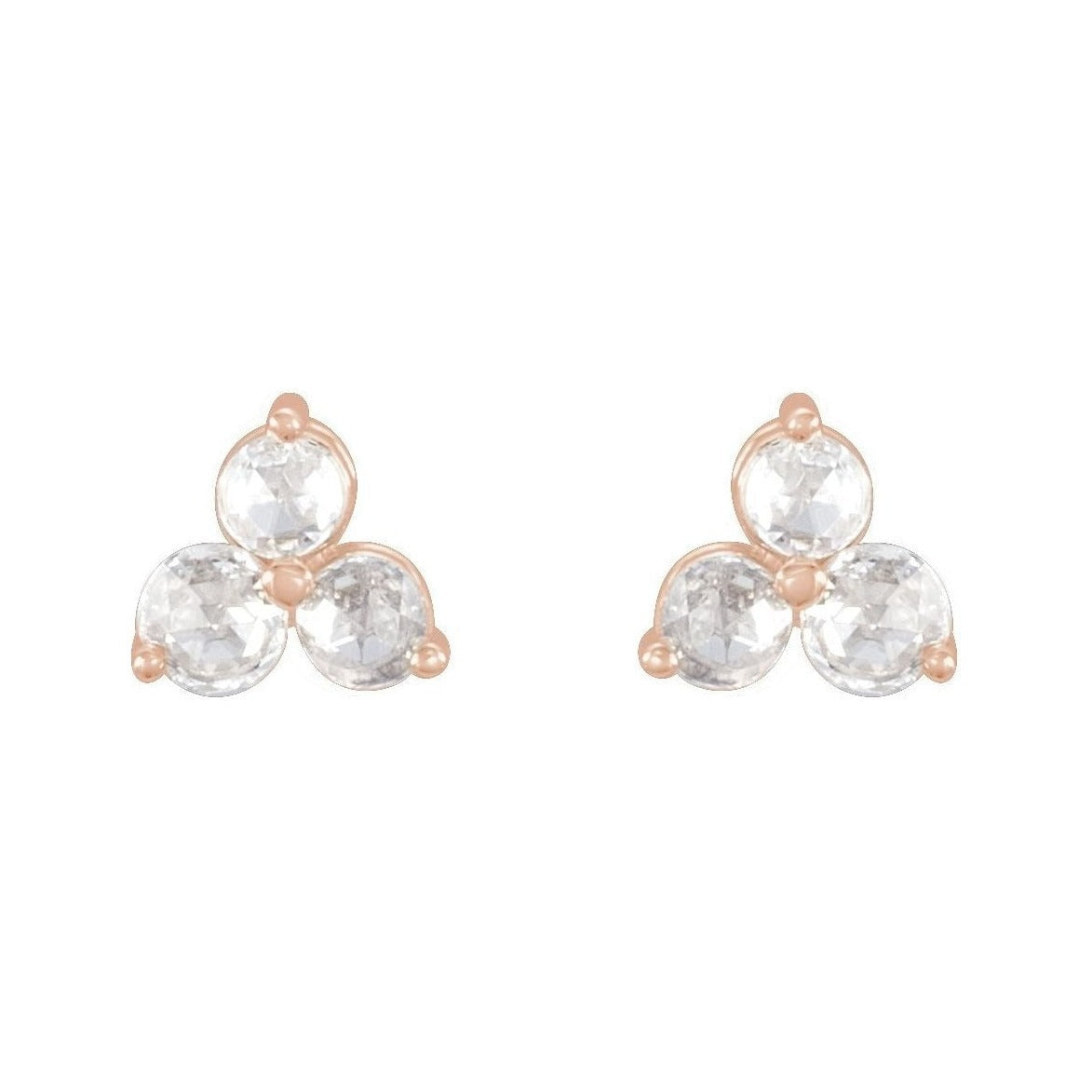 Natural Diamond Trio Earrings