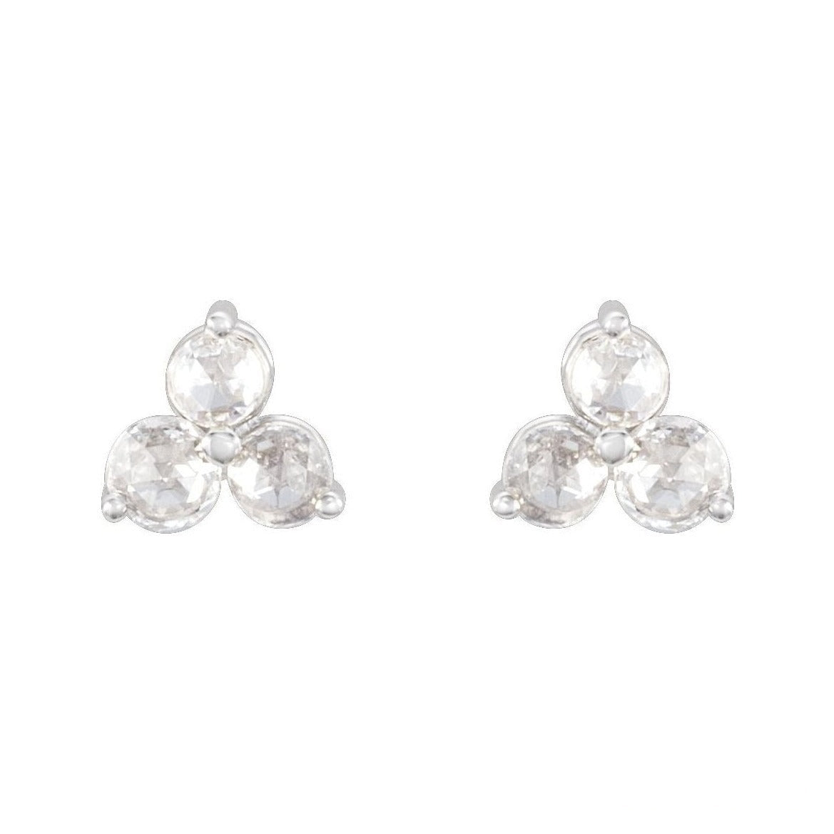 Natural Diamond Trio Earrings