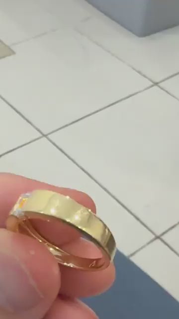 The finished band, turned in the hand