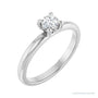 Sapphire Row Claw-Prong Accented Engagement Ring setting in Platinum, shown with a centre stone (sold separately)