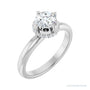 Sapphire Row Compass-Set Hidden Halo-Style Engagement Ring setting in Platinum, shown with a centre stone (sold separately)