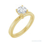 Sapphire Row Hidden-Detail Hidden Halo-Style Engagement Ring (0.03-0.5 ct tw) setting in 14K Yellow Gold, shown with a centre stone (sold separately)