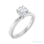 Sapphire Row Hidden-Detail Hidden Halo-Style Engagement Ring (0.03-0.5 ct tw) setting in Platinum, shown with a centre stone (sold separately)