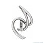 Sapphire Row Pearl Freeform Pendant setting in Platinum, shown without a pearl (pearl sold separately)