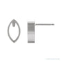 Sapphire Row Marquise Bezel-Set Earrings setting in Platinum, shown with a center stone (sold separately)