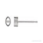 Sapphire Row Marquise Bezel-Set Stud Earrings setting in 14K White Gold, shown with a center stone (sold separately)