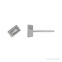 Sapphire Row Family Stud Earrings setting in Platinum, shown with a center stone (sold separately)