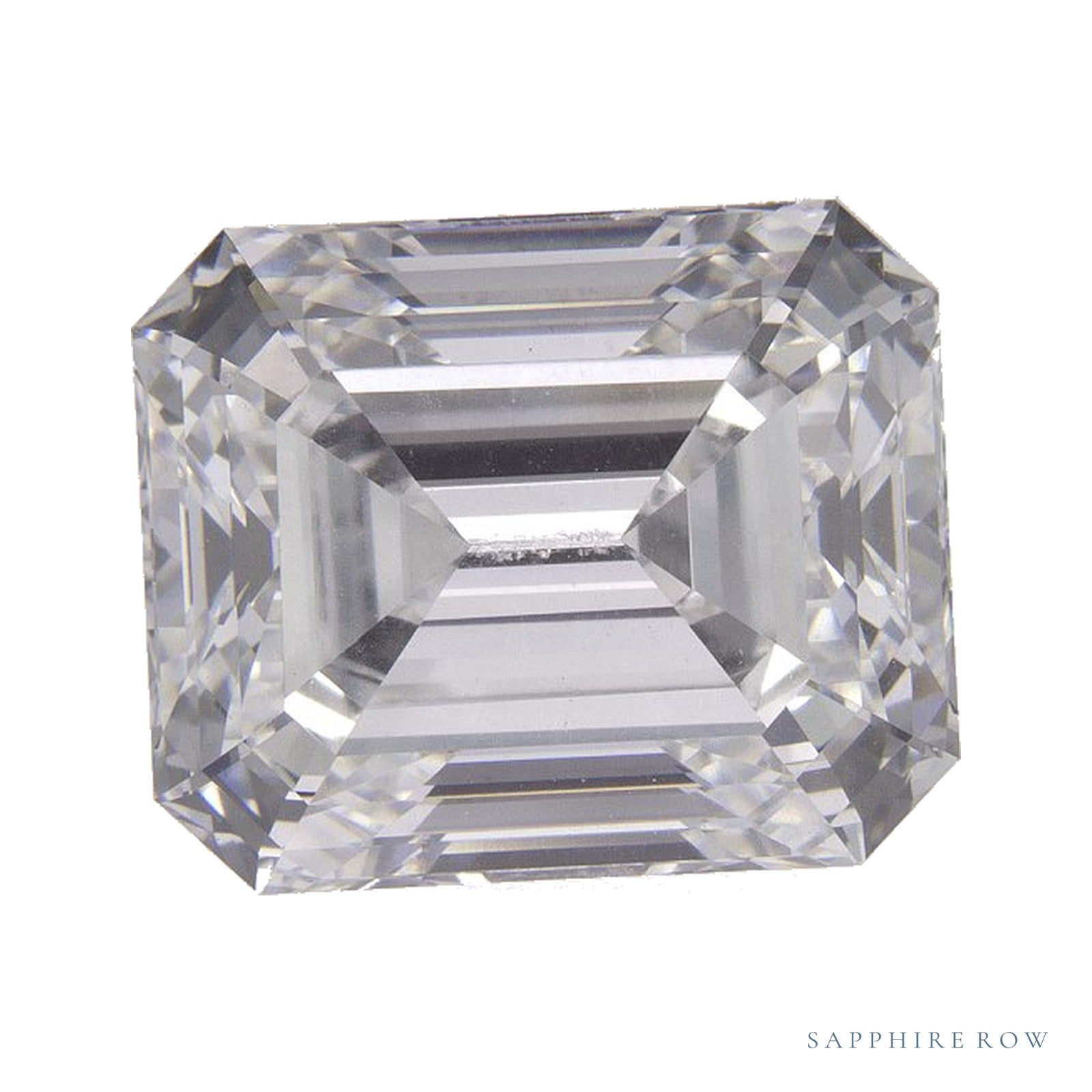 7.71 ct Emerald Lab-Grown Diamond – F VVS2 — Sapphire Row · cut · cut2 · cut3 · cut4