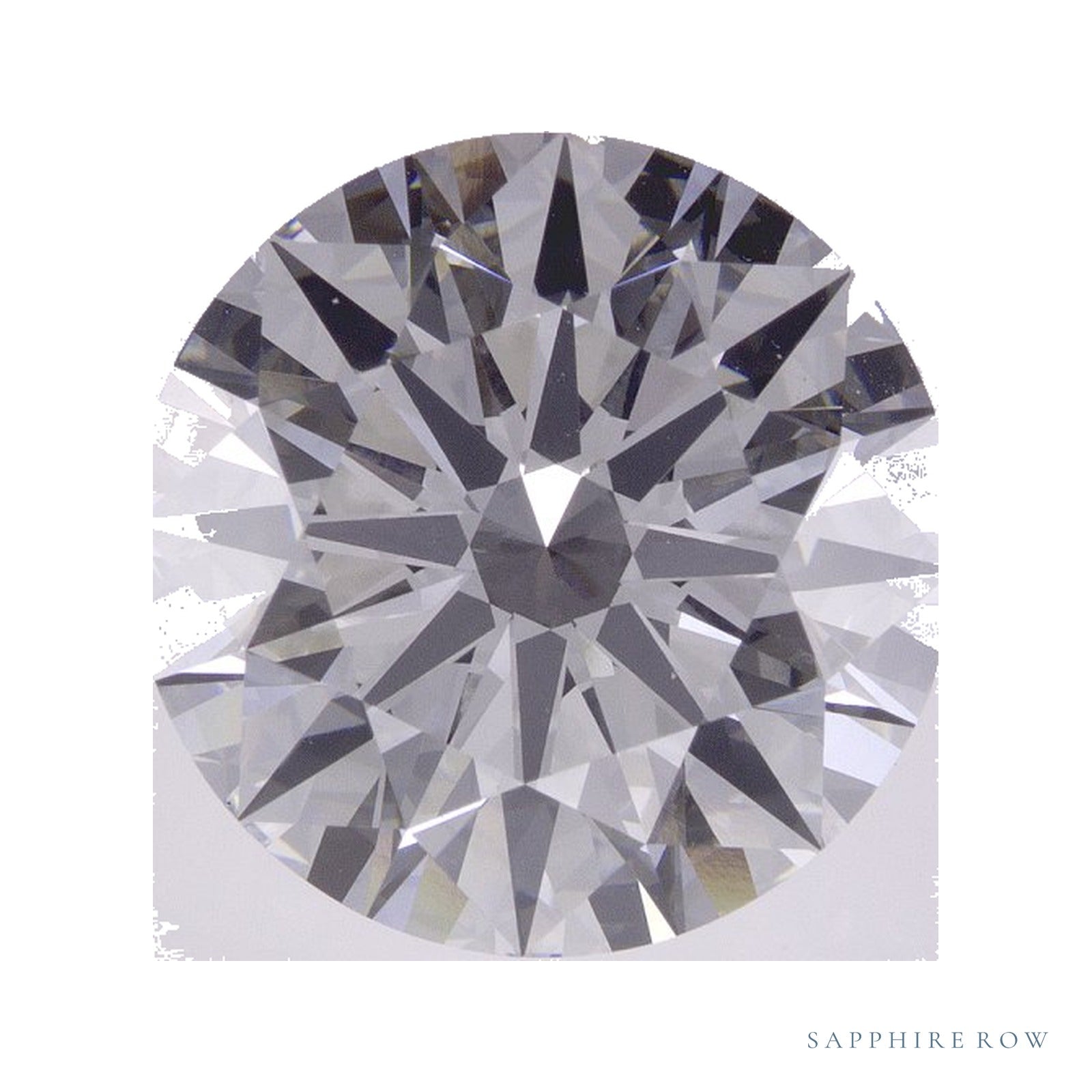 8.01 ct Round Lab-Grown Diamond – E VVS2 — Sapphire Row · cut · cut2 · cut3 · cut4