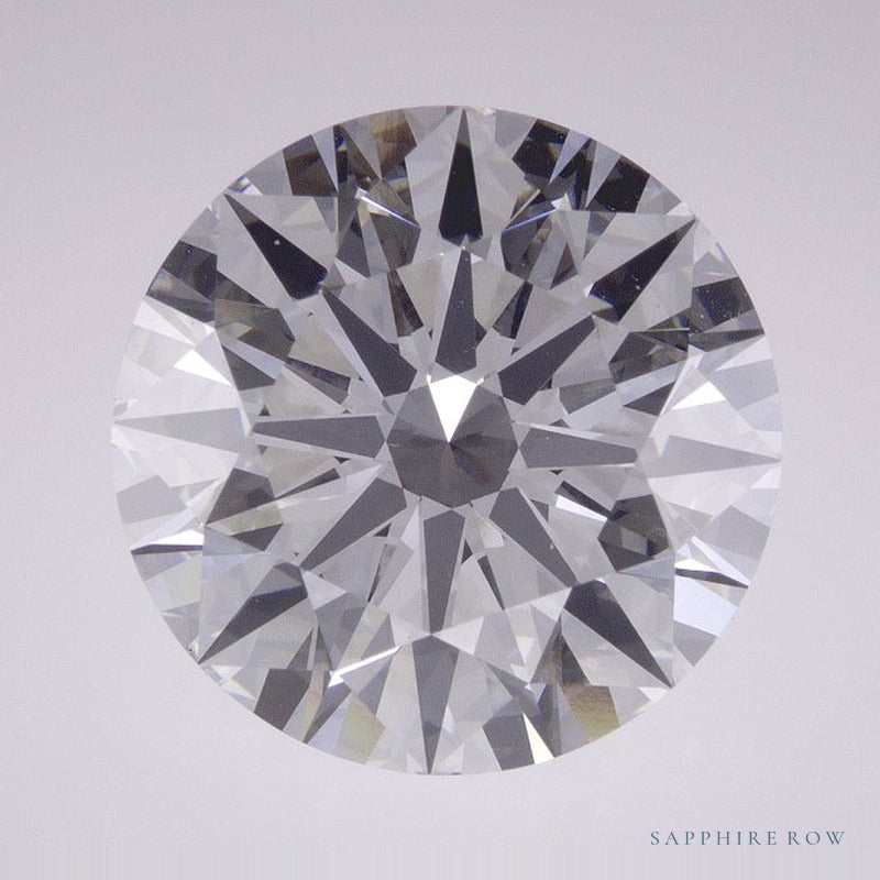 8.01 ct lab-grown diamond, round cut | Sapphire Row · cut7