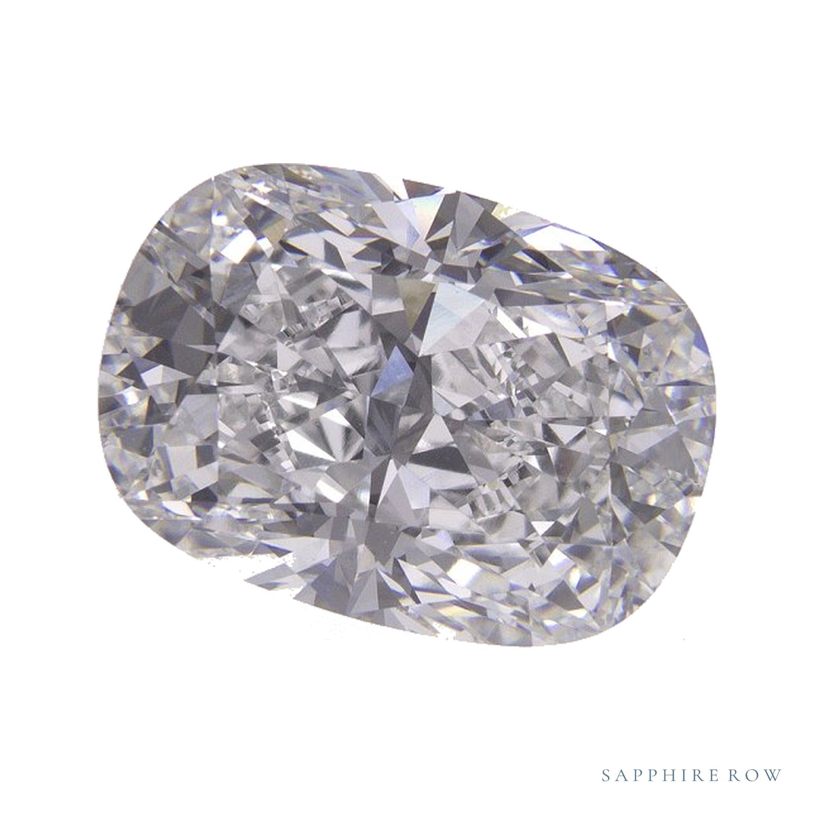 6.40 ct Elongated Cushion Lab-Grown Diamond – E VS1 — Sapphire Row · cut · cut2 · cut3 · cut4