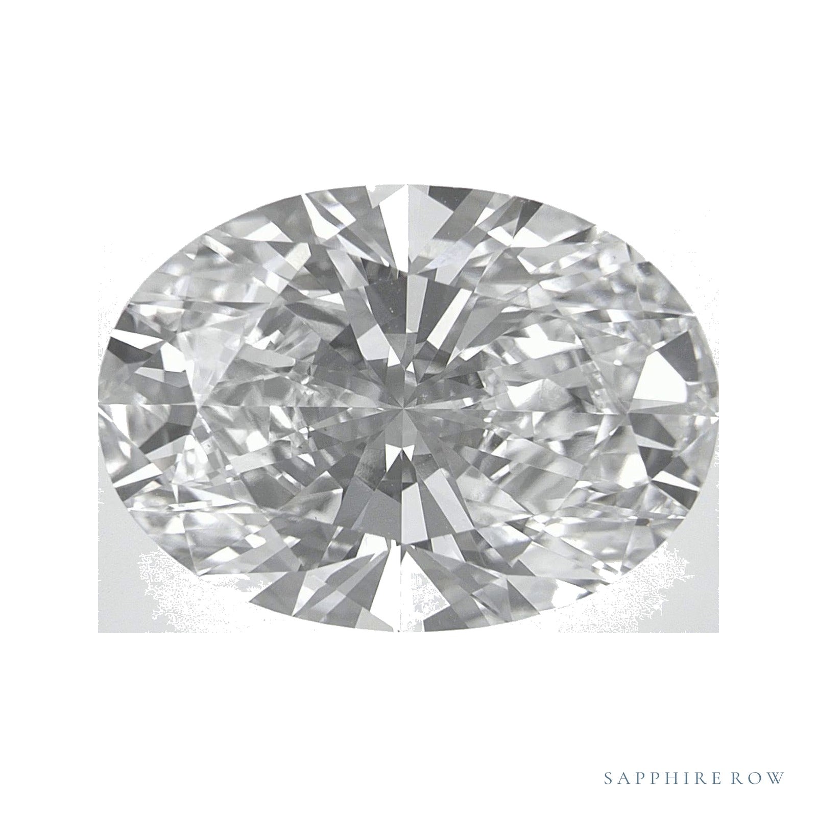 11.32 ct lab-grown diamond, oval cut | Sapphire Row · cut4