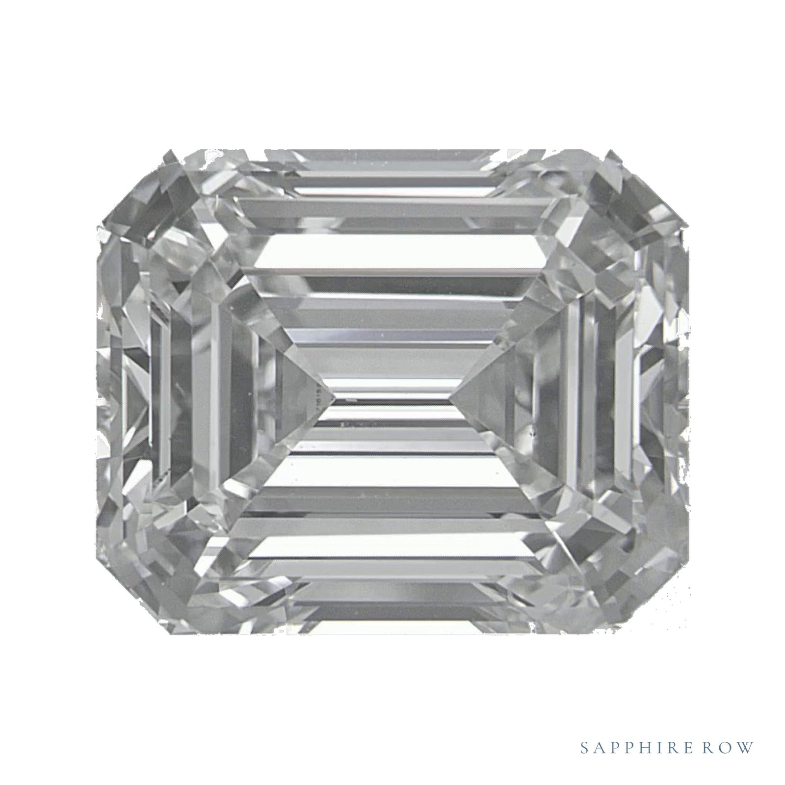5.75 ct Emerald Lab-Grown Diamond – G VS1 — Sapphire Row · cut · cut2 · cut3 · cut4