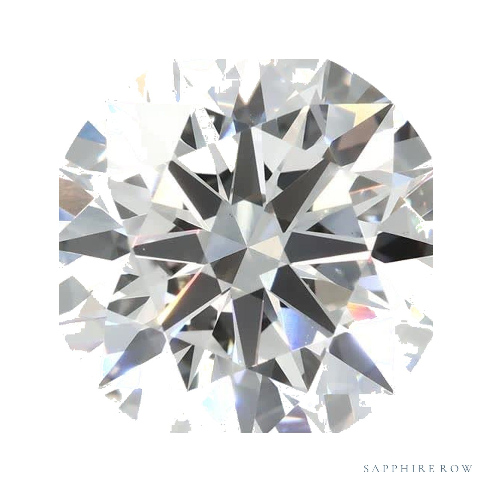 5.09 ct lab-grown diamond, round cut | Sapphire Row · cut4