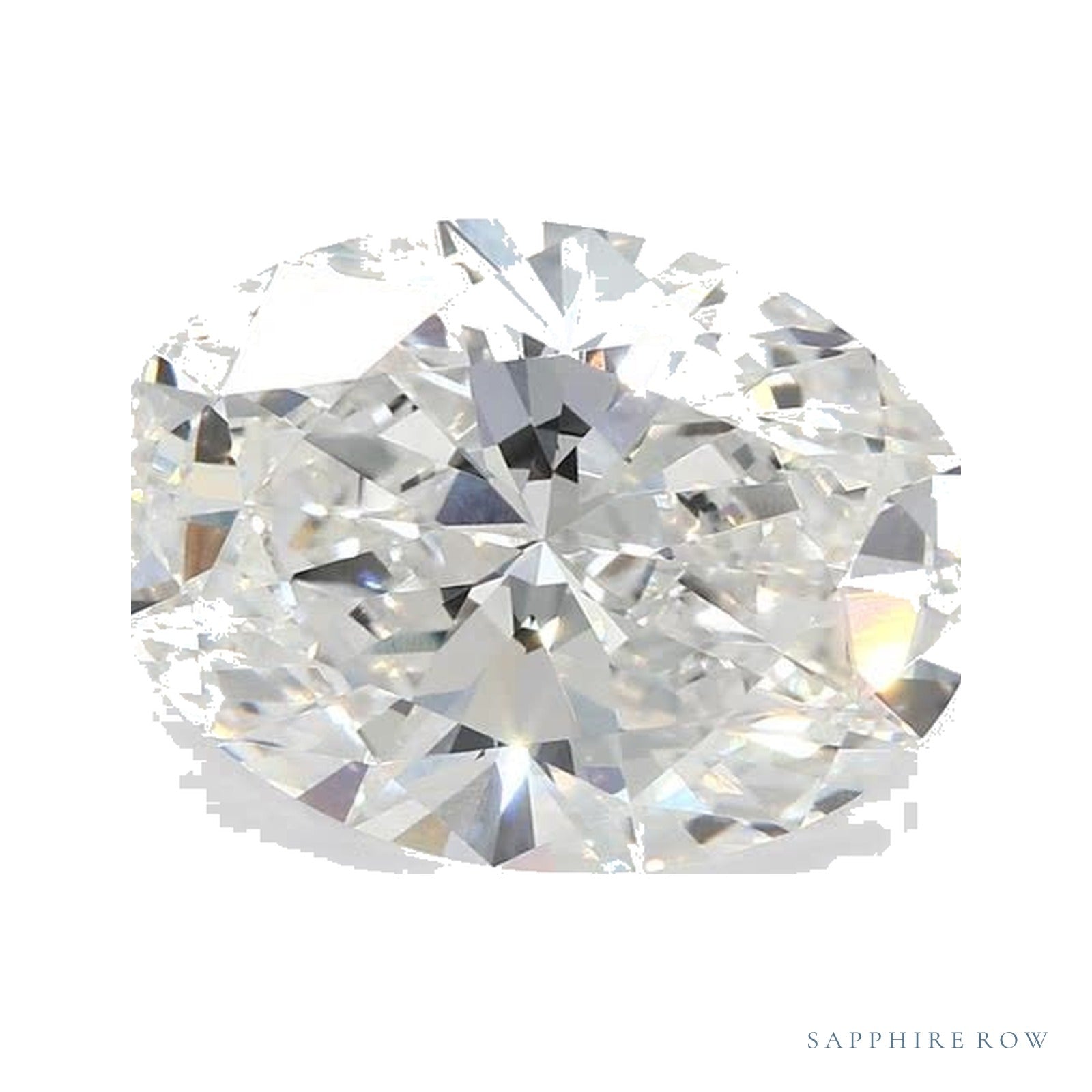 5.08 ct Oval Lab-Grown Diamond – F VS1 — Sapphire Row · cut · cut2 · cut3 · cut4