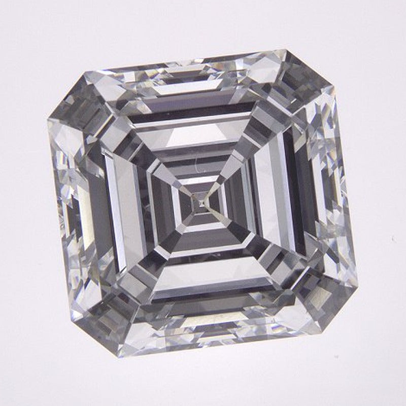5.07 ct lab-grown diamond, asscher cut | Sapphire Row · cut7