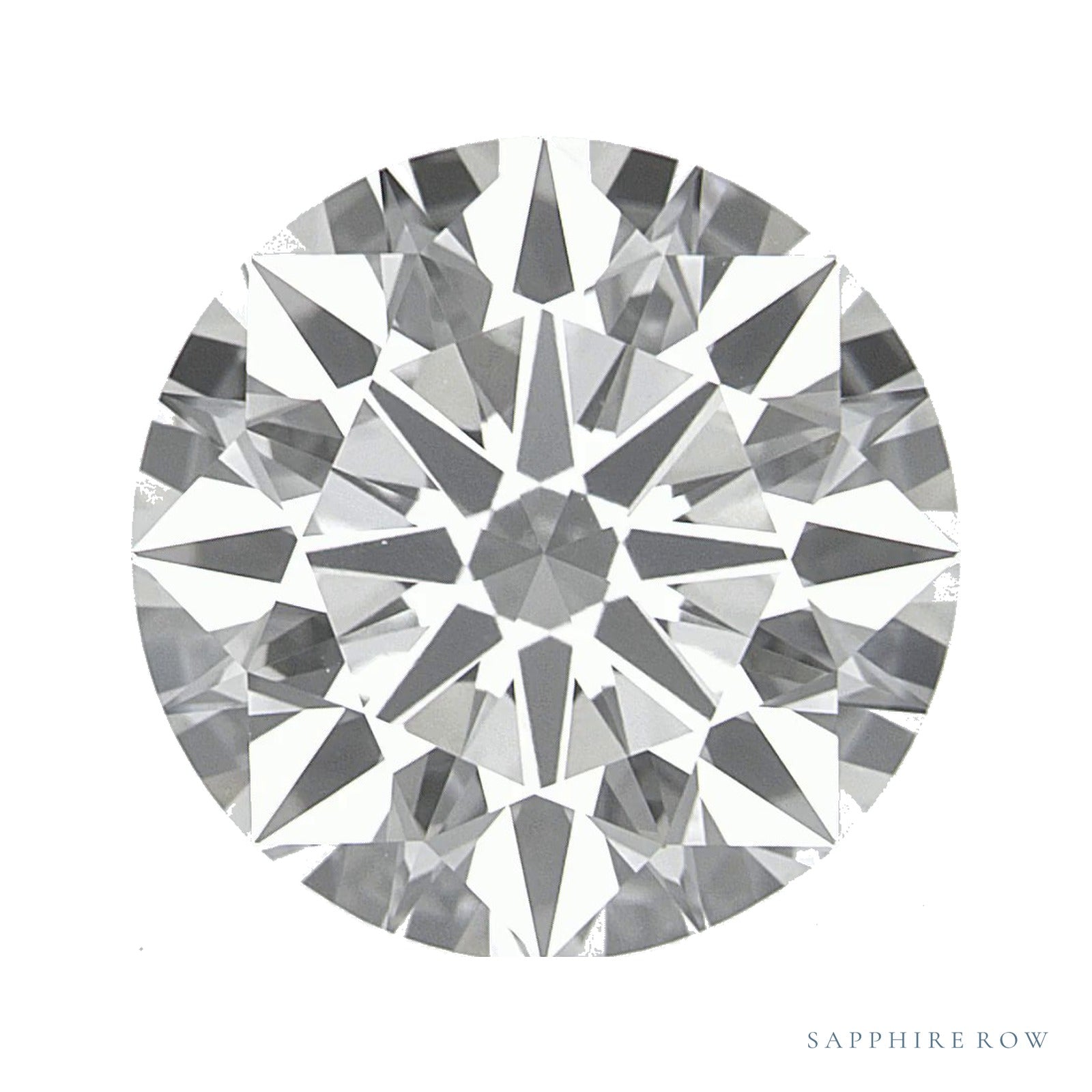 5.00 ct lab-grown diamond, round cut | Sapphire Row · cut4