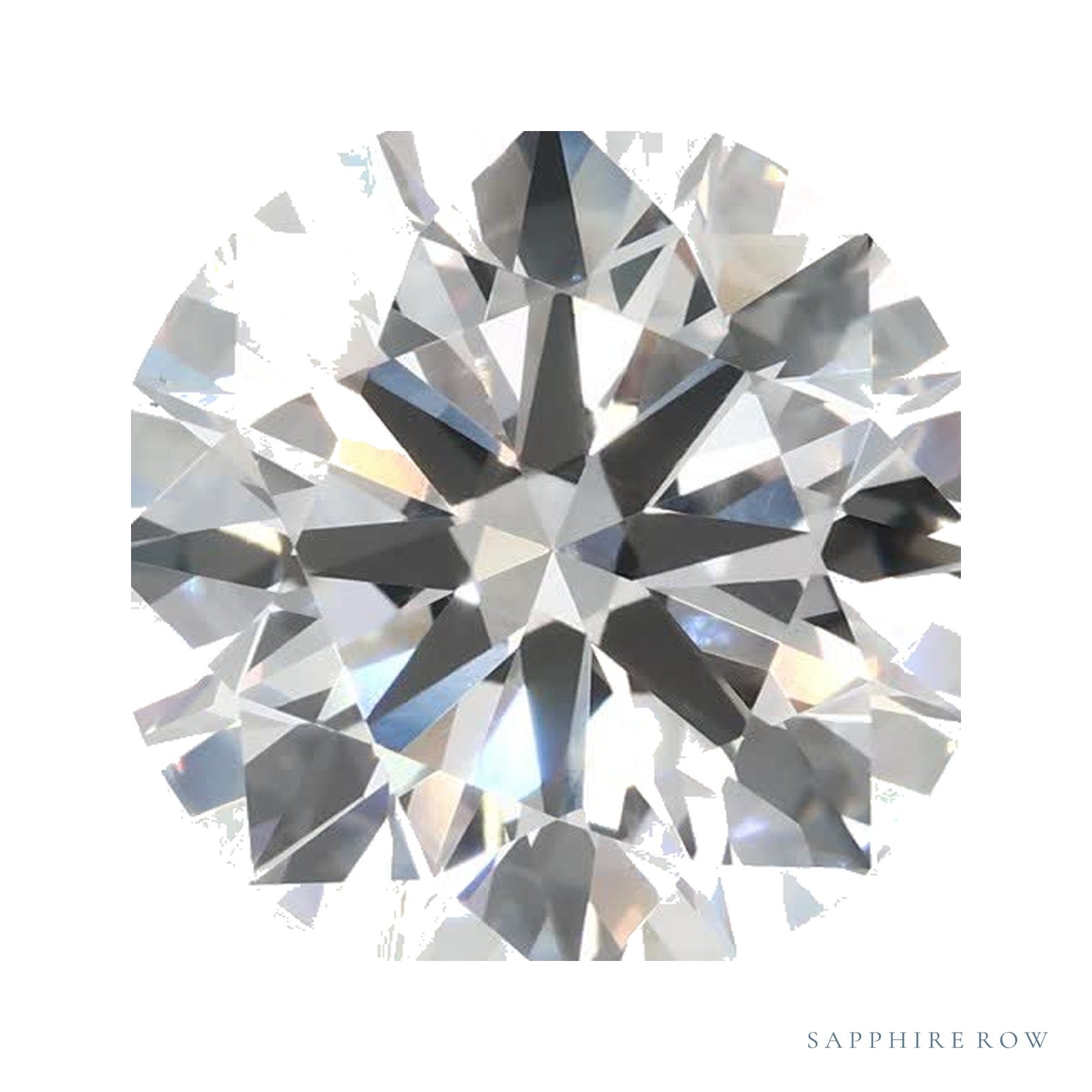 4.99 ct lab-grown diamond, round cut | Sapphire Row · cut4