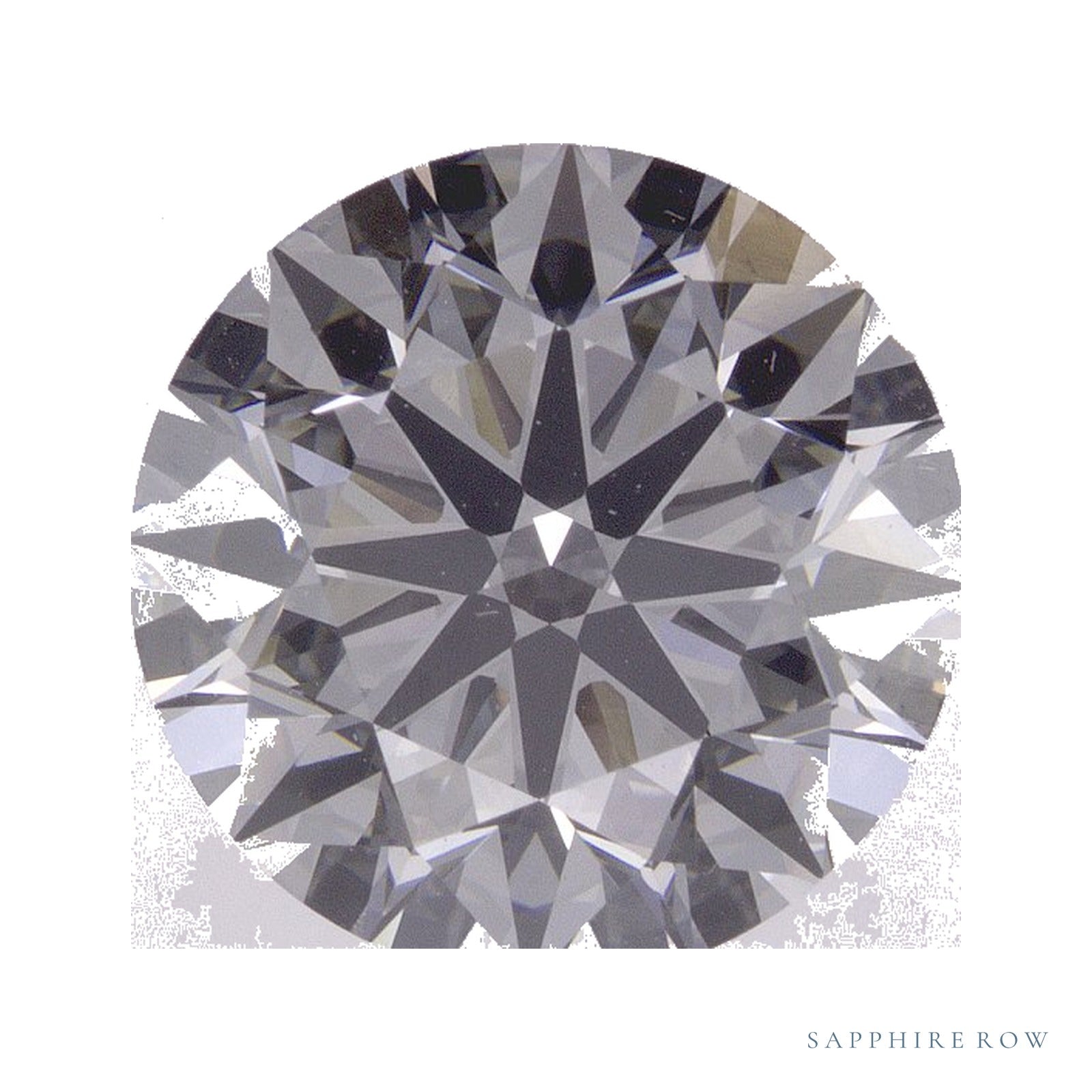 4.92 ct lab-grown diamond, round cut | Sapphire Row · cut4