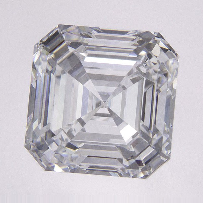 4.01 ct lab-grown diamond, asscher cut | Sapphire Row · cut7